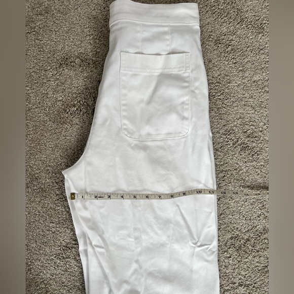 Aritzia/ Babaton Straight Leg White Pants - Picture 12 of 16